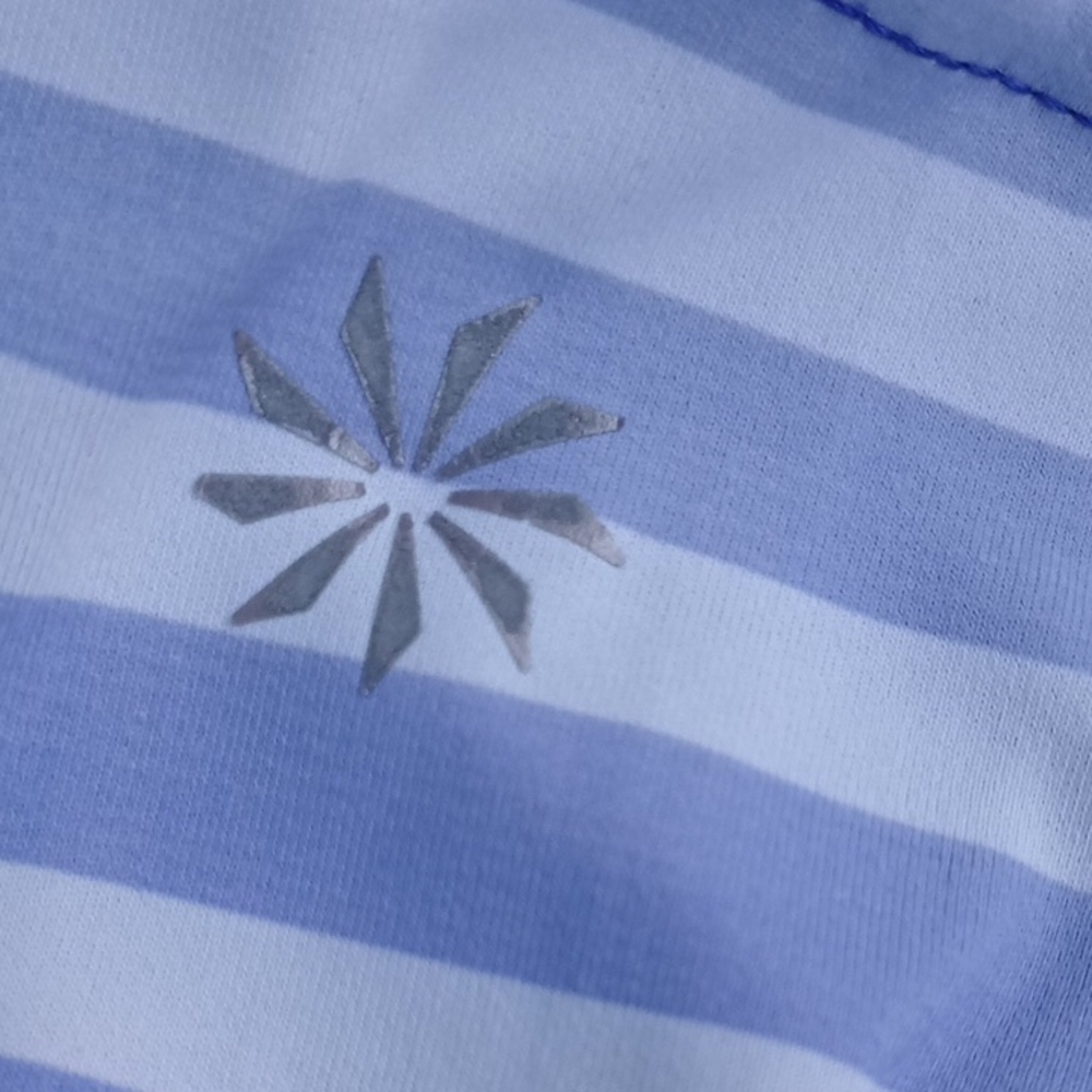 Athleta Vibrant Blue and‎ Striped Jeggings - Picture 5 of 11